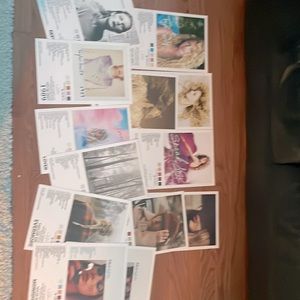 12 taylor swift posters with 10 albums( midnight TV, red TV, fearless TV)